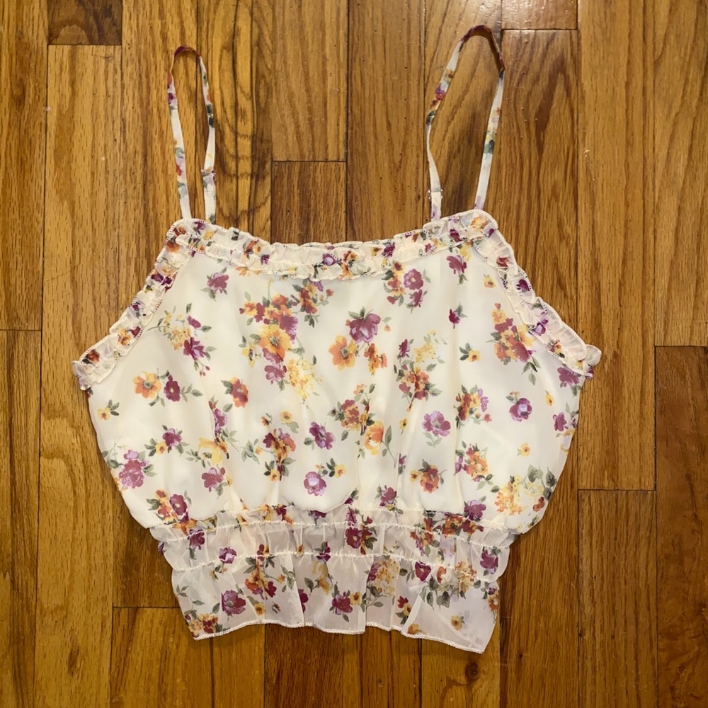 american eagle studio cropped cami